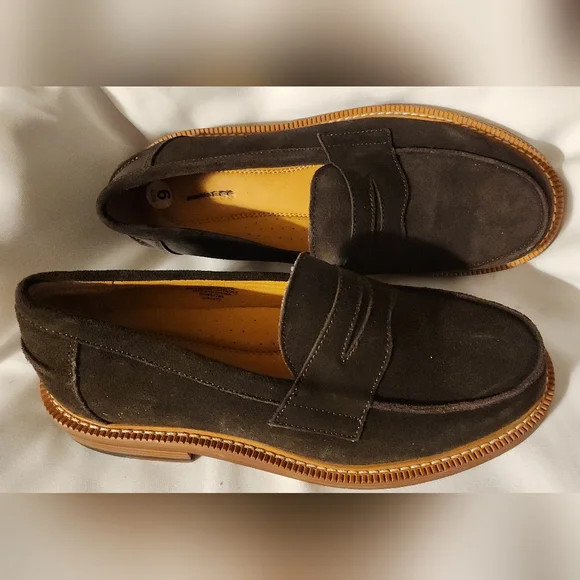 Express genuine suede dark brown loafer. Sz 9 & 12. New - Picture 3 of 4